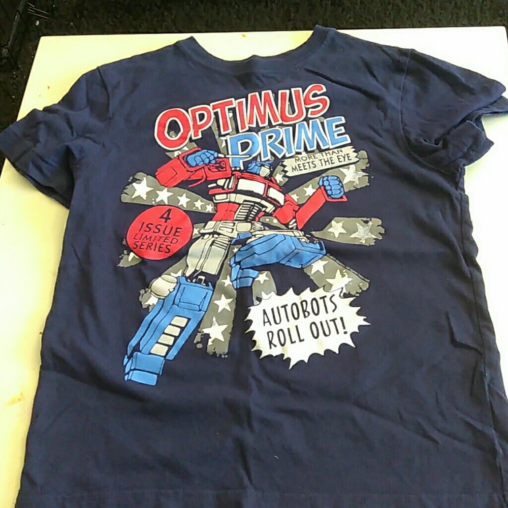 Crazy 8s Boys Optimus prime shirt